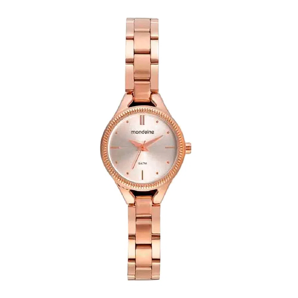 Relógio Feminino Minimalista Mondaine Rosé 32530LPMVRE3